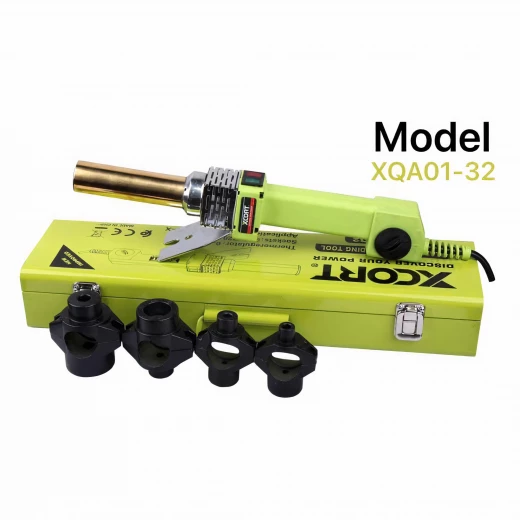 طقم مكواة لحام مواسير Xcort 800 واط للمواسير البلاستيكية الحرارية طقم مكواة لحام مواسير Xcort 800 واط للمواسير البلاستيكية الحرارية