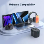 شاحن RAVPower 35W PD Pioneer - محول سفر بـ 3 منافذ - Ravpower