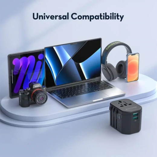 شاحن RAVPower 35W PD Pioneer - محول سفر بـ 3 منافذ - Ravpower - Image 2