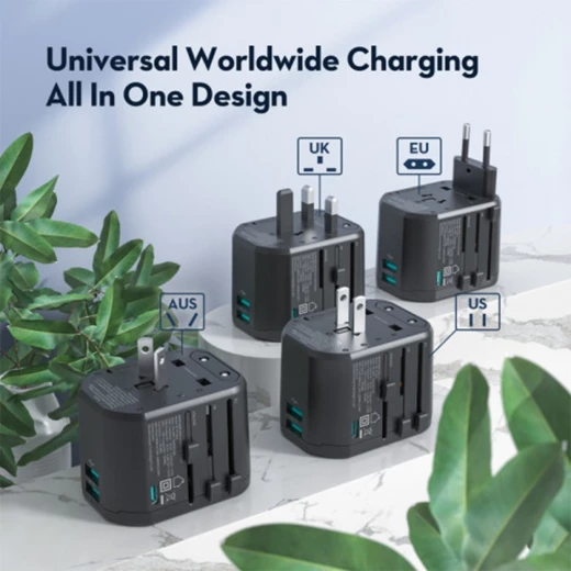 شاحن RAVPower 35W PD Pioneer - محول سفر بـ 3 منافذ - Ravpower - Image 6