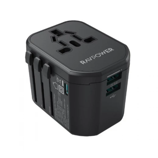 شاحن RAVPower 35W PD Pioneer - محول سفر بـ 3 منافذ - Ravpower - Image 7