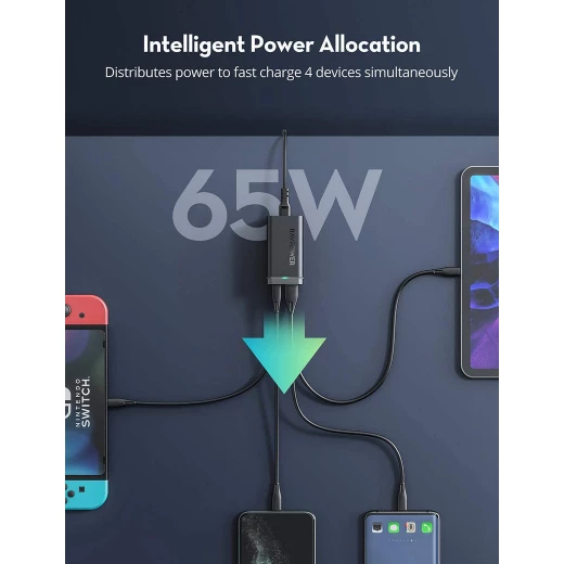شاحن Ravpower 65W USB-C: شحن سريع لأجهزة الكمبيوتر المحمولة والهواتف - Ravpower - Image 2
