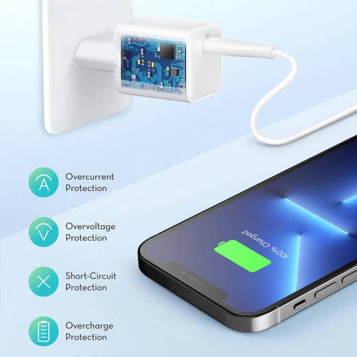 شاحن حائط RAVPower 20W PC167 أسود - شحن سريع للهواتف والأجهزة اللوحية - Ravpower - Image 4