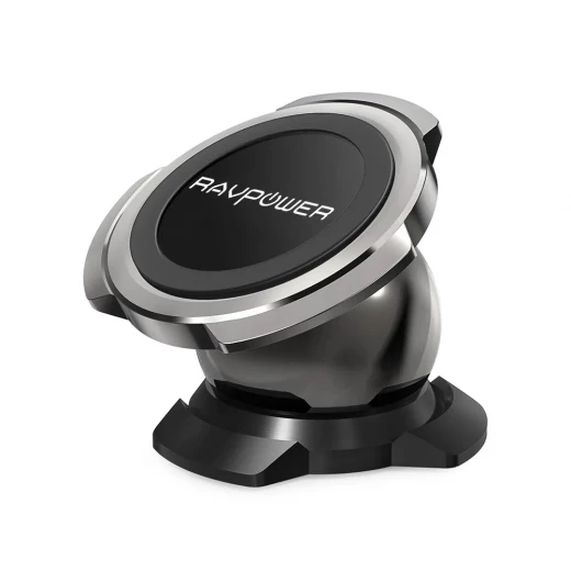 شاحن سيارة Ravpower RP-SH003: دوران 360 درجة، هيكل من الألومنيوم شاحن سيارة Ravpower RP-SH003: دوران 360 درجة، هيكل من الألومنيوم