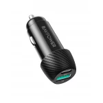 شاحن سيارة RAVPower RP-VC030: شحن سريع 49 واط، هيكل من الألومنيوم - Ravpower