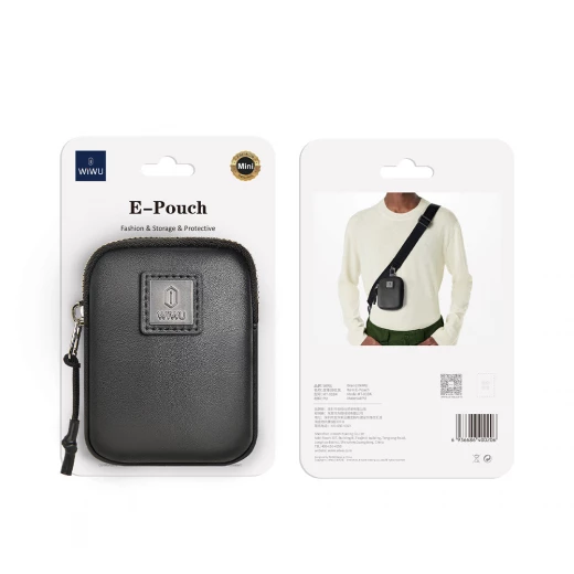 حقيبة تخزين WiWU E-Pouch محمولة مع خطاف وبطانة ناعمة - وي وُو - Image 3