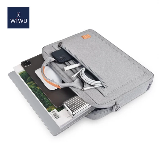 حقيبة جهاز لوحي WiWU Pioneer Pro مقاس 14-15.6 بوصة، حافظة واقية للكمبيوتر المحمول - وي وُو - Image 5