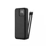 باور بانك 20000 mAh JC-22 أسود - شحن سريع وقابل للنقل من وي وو - وي وُو