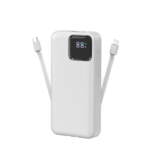 باور بانك 20000mAh JC-22 أبيض - شحن سريع وقابل للنقل من وي وو باور بانك 20000mAh JC-22 أبيض - شحن سريع وقابل للنقل من وي وو