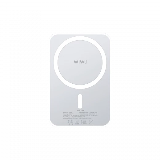 بنك طاقة لاسلكي مغناطيسي WiWU 5000mAh - شحن سريع ومحمول - وي وُو - Image 3