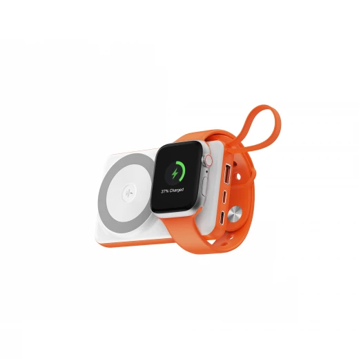 بنك طاقة WiWU 10000mAh مع كابل Type-C مدمج لأجهزة iPhone و Watch - وي وُو - Image 4