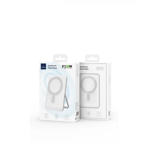 بنك طاقة WiWU 10000mAh 30W PD مع شحن لاسلكي 15W وحامل - وي وُو - Image 5