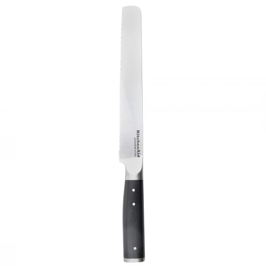 KitchenAid Gourmet 20cm Bread Knife - Black Serrated Blade KitchenAid Gourmet 20cm Bread Knife - Black Serrated Blade