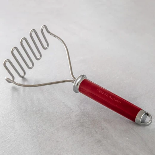 KitchenAid Empire Red Stainless Steel Potato Masher - Durable Kitchen Tool - KitchenAid - Image 7