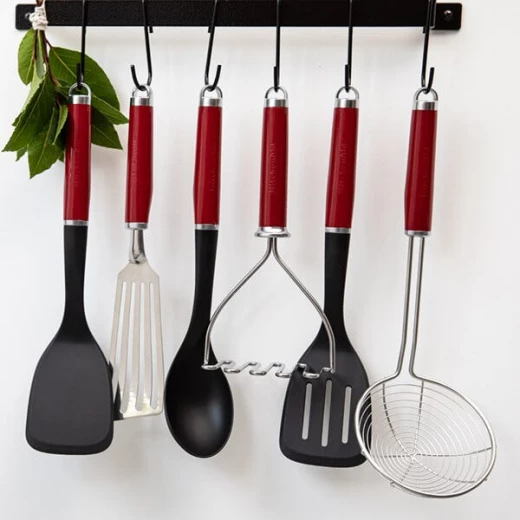 KitchenAid Empire Red Stainless Steel Potato Masher - Durable Kitchen Tool - KitchenAid - Image 8