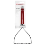 KitchenAid Empire Red Stainless Steel Potato Masher - Durable Kitchen Tool - KitchenAid