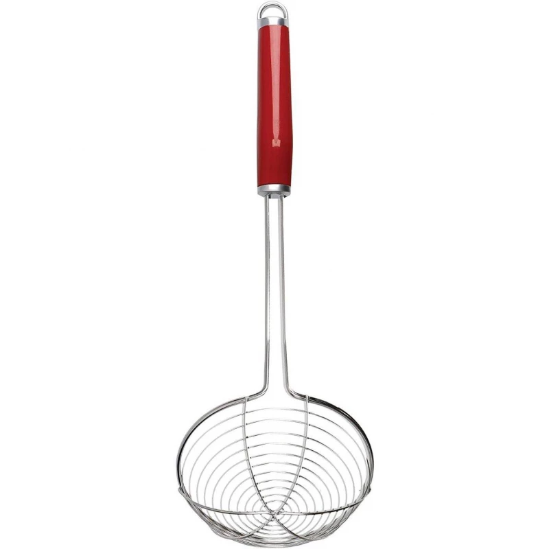 ملعقة مصفاة كيتشن إيد – أحمر من الفولاذ المقاوم للصدأ - كيتشن إيد