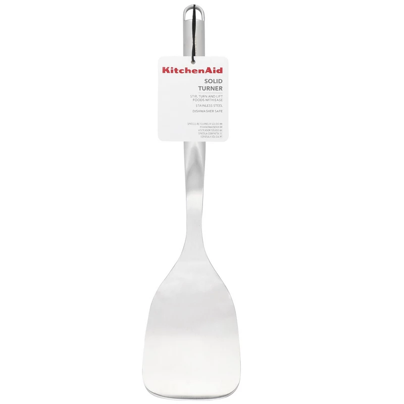 KitchenAid Premium Kitchen Spatula Silver Matte - Dishwasher Safe - KitchenAid