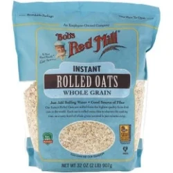 Bob's Red Mill Instant Rolled Oats Whole Grain 907g