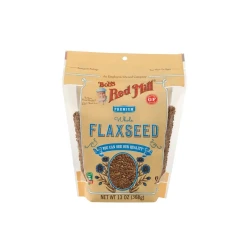 Bob's Red Mill Gluten-Free Brown Flaxseeds Case of 4x13 Oz Rich in Fiber & Omega-3 Healthy Seeds Perfect for Baking Smoothies & Daily Meals
