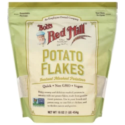 Bobs Red Mill Potato Flakes Instant Mashed Potatoes Creamy 16 oz