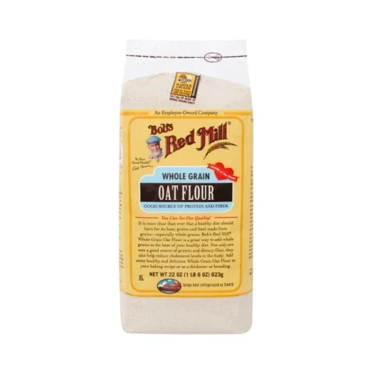 Bobs Red Mill Whole Grain Oat Flour 22 oz 623g Wholesome Flour Ideal for Healthy Baking Pancakes Biscuits and Bread