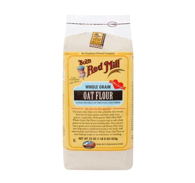 Bobs Red Mill Whole Grain Oat Flour 22 oz 623g Wholesome Flour Ideal for Healthy Baking Pancakes Biscuits and Bread - Bob's Red Mill