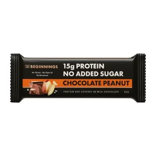 بار بروتين الشوكولاتة والفول السوداني من بيتّر – Chocolate Peanut, 50g - بيتر - Image 2