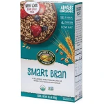 Nature's Path Organic Smart Bran Psyllium & Oat Bran Cereal 10.6 Oz High Fiber Healthy Breakfast Cereal for Digestive & Heart Health Support - Nature's path