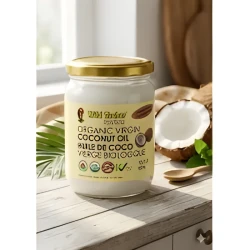 Wild Tusker Organic Cold-Pressed Coconut Oil 500ml, Made from Non-GMO Coconuts from Sri Lanka, Versatile for Cooking, Baking, Skin & Hair Care