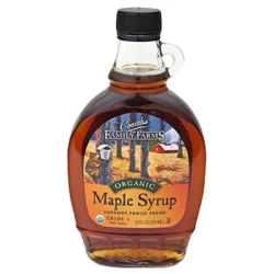 Coombs Family Farms Organic Maple Syrup 8oz Pure & Thick Delicious Flavor Chemical-Free Harvest Healthy Natural Sweetener for Pancakes