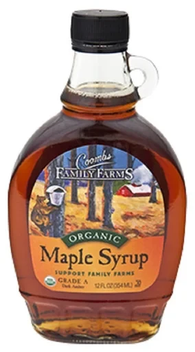 Coombs Family Farms Organic Maple Syrup 8oz Pure & Thick Delicious Flavor Chemical-Free Harvest Healthy Natural Sweetener for Pancakes Coombs Family Farms Organic Maple Syrup 8oz Pure & Thick Delicious Flavor Chemical-Free Harvest Healthy Natural Sweetener for Pancakes