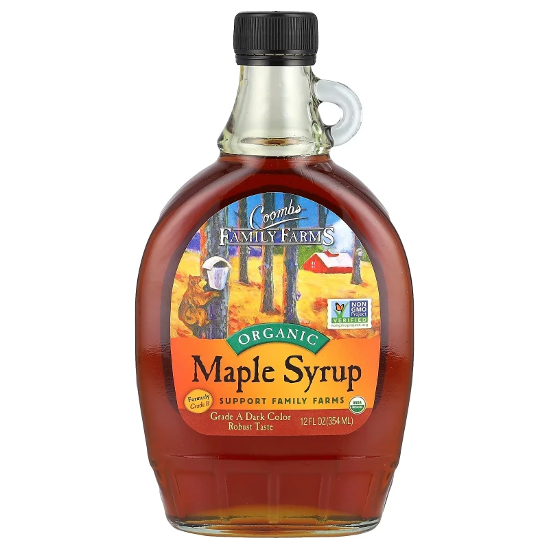 Coombs Family Farms Organic Grade A Dark Color Robust Taste Maple Syrup 12 fl oz - Coombs Family Farms