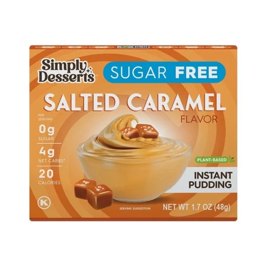 Simply Desserts Salted Caramel Keto Instant Pudding 1.7 oz - Simply desserts - Image 2