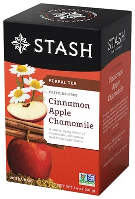Stash Tea Cinnamon Apple Herbal Tea Case of 6x20 Bags Caffeine-Free Cozy Blend of Apple & Spices Perfect Comforting Tea for Daily Relaxation Stash Tea Cinnamon Apple Herbal Tea Case of 6x20 Bags Caffeine-Free Cozy Blend of Apple & Spices Perfect Comforting Tea for Daily Relaxation