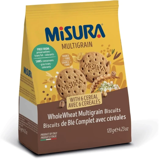 Misura Multi-Grain Biscuits 120g Packed with 6 Wholesome Grains Nutritious & Satisfying Healthy Snack Perfect for Daily Energy & Guilt-Free Bites - Misura - Image 2