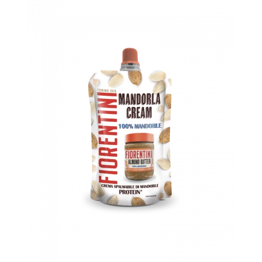 Fiorentini Mandorla Cream 100% Pocket Size 90g, Almond Spread, Gluten Free, Protein Rich