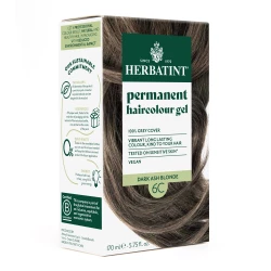 Herbatint Permanent Haircolour Gel 6C Dark Ash Blonde Ammonia Free Natural Effect 170 ml