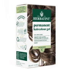Herbatint Permanent Hair Colour Gel 7C Ash Blonde 170ml, Ammonia Free