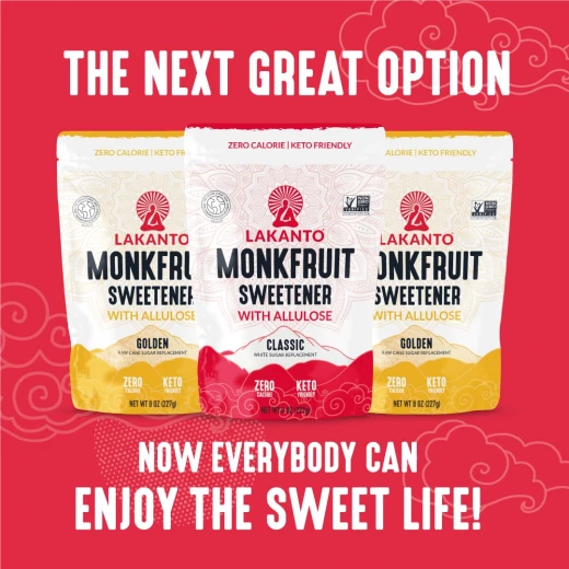 لاكانتو محلي فاكهة الراهب الكلاسيكي مع الألوز، بديل السكر بدون سعرات حرارية، 8 أونصة - لاكنتو - Image 2