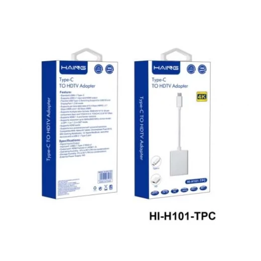 محول يو جرين MM123 USB C إلى HDMI و VGA أبيض، 4K UHD، متوافق مع Thunderbolt 3 - يوجرين - Image 4