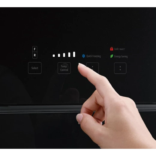 ثلاجة هيتاشي R W800PJ7 بـ 4 أبواب باب فرنسي زجاج أسود 540 لتر - هيتاشي - Image 9