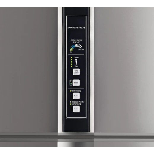 ثلاجة هيتاشي R-V860PJ1BSL ببابين ستانلس ستيل ارتفاع 1835 ملم - هيتاشي - Image 7