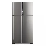 ثلاجة هيتاشي R-V860PJ1BSL ببابين ستانلس ستيل ارتفاع 1835 ملم - هيتاشي