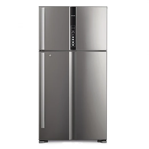 ثلاجة هيتاشي R-V860PJ1BSL ببابين ستانلس ستيل ارتفاع 1835 ملم ثلاجة هيتاشي R-V860PJ1BSL ببابين ستانلس ستيل ارتفاع 1835 ملم