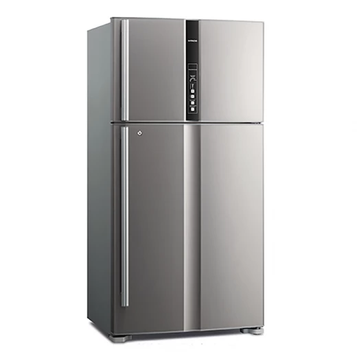 ثلاجة هيتاشي R-V860PJ1BSL ببابين ستانلس ستيل ارتفاع 1835 ملم - هيتاشي - Image 2