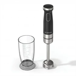 Nutricook HB150ME Hand Blender 1200W Powerful Motor Stainless Steel Shaft Black
