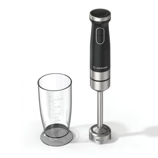 Nutricook HB150ME Hand Blender 1200W Powerful Motor Stainless Steel Shaft Black Nutricook HB150ME Hand Blender 1200W Powerful Motor Stainless Steel Shaft Black