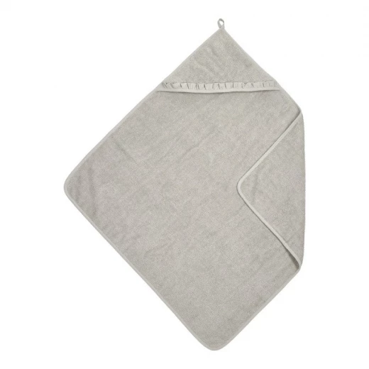 Cambrass Ruffle Bathcape 80x80 cm ME-Terry Greige Baby Bath Towel Cambrass Ruffle Bathcape 80x80 cm ME-Terry Greige Baby Bath Towel