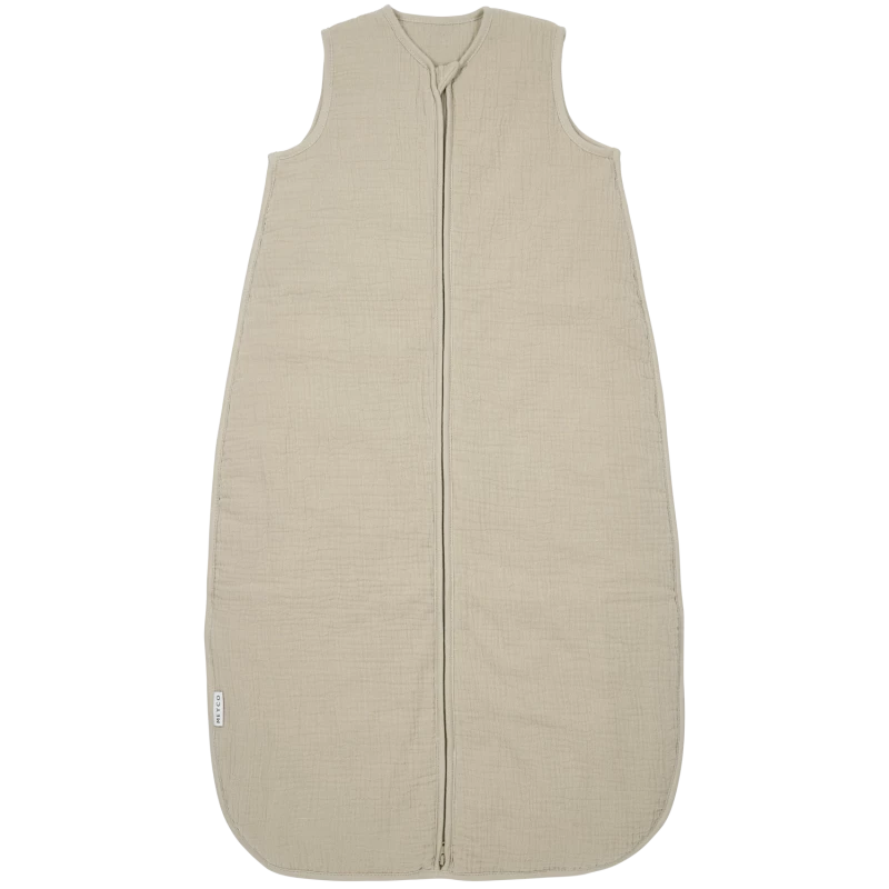 Meyco Baby Pre-Washed Hydrophilic Sleep Bag, 2.0 TOG, Sand, 70cm